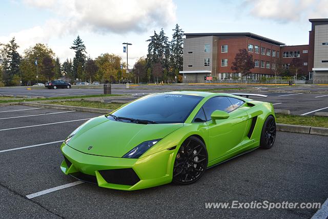Lamborghini Gallardo spotted in Shoreline, Washington