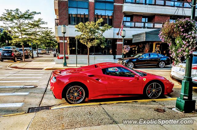 Ferrari 488 GTB spotted in Bloomfield Hills, Michigan