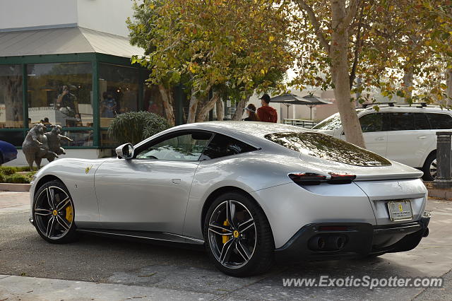Ferrari Roma spotted in Malibu, California