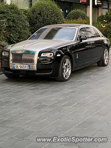 Rolls-Royce Ghost spotted in TIRANA, Albania