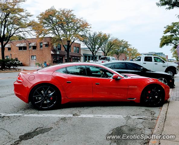 Fisker Karma spotted in Birmingham, Michigan