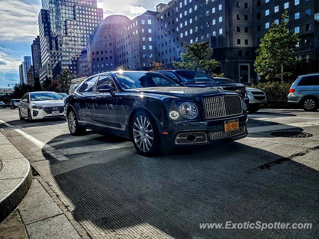 Bentley Mulsanne spotted in Manhattan, New York