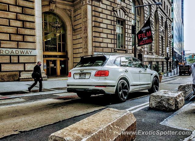 Bentley Bentayga spotted in Manhattan, New York