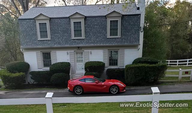 Ferrari F12 spotted in Potomac, Maryland