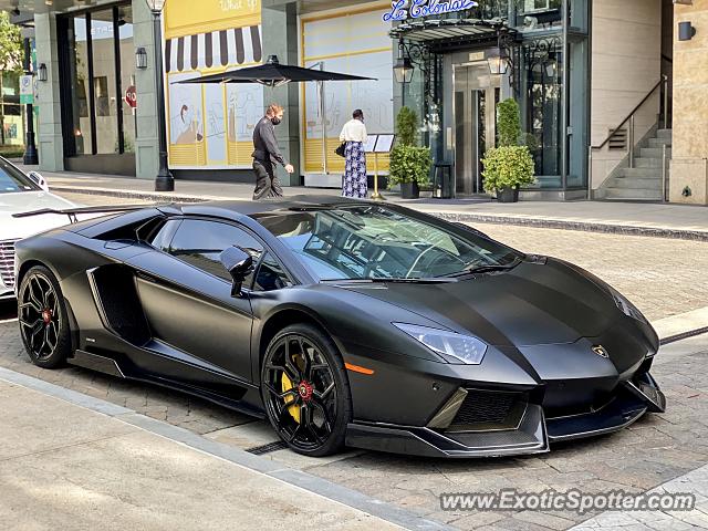 Lamborghini Aventador spotted in Buckhead, Georgia