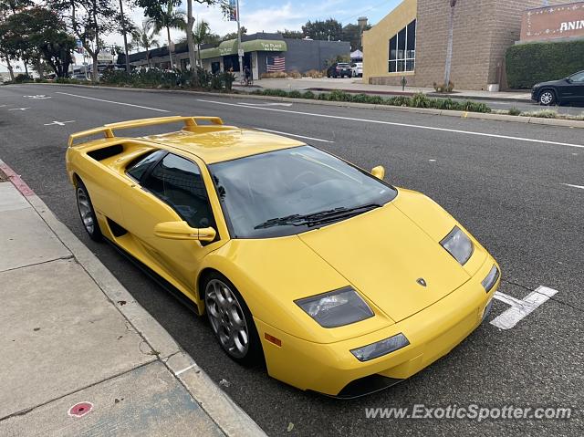 Lamborghini Diablo spotted in Newport beach, California