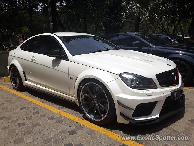 Mercedes C63 AMG Black Series spotted in Jakarta, Indonesia