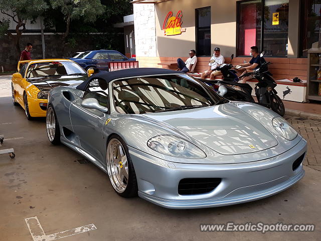 Ferrari 360 Modena spotted in Jakarta, Indonesia