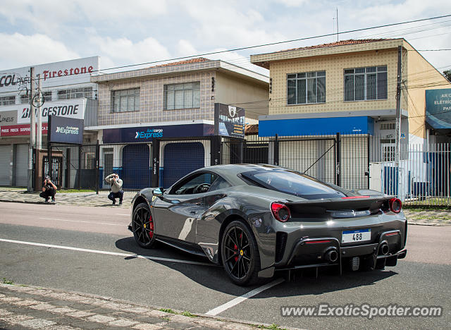 Ferrari 488 GTB spotted in Curitiba, PR, Brazil