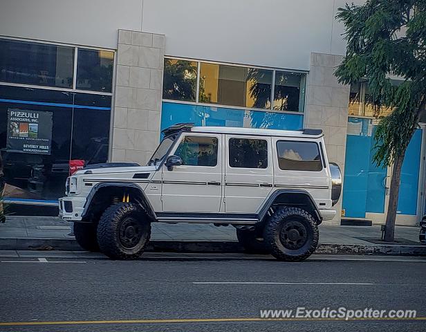 Mercedes 4x4 Squared spotted in Beverly Hills, California