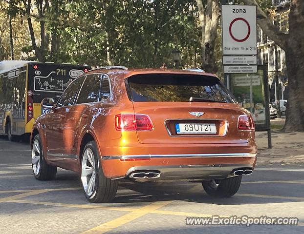 Bentley Bentayga spotted in Lisbon, Portugal