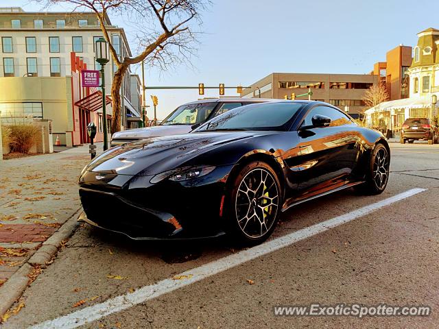 Aston Martin Vantage spotted in Birmingham, Michigan