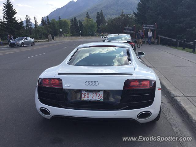 Audi R8 spotted in Banff, Canada