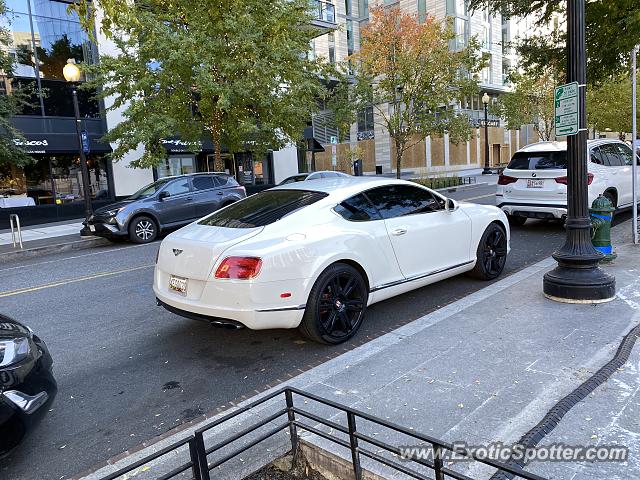 Bentley Continental spotted in Washington DC, United States
