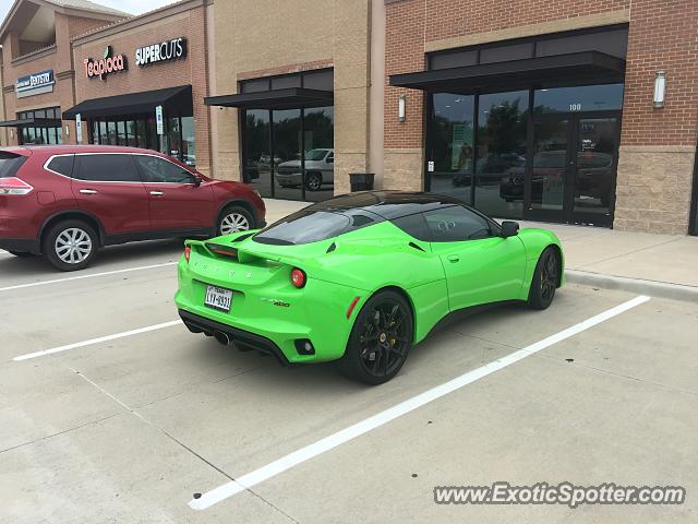 Lotus Evora spotted in Dallas, Texas
