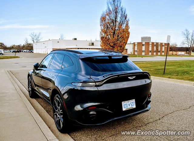 Aston Martin DBX spotted in Bloomfield Hills, Michigan