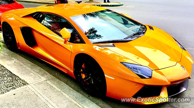 Lamborghini Aventador spotted in Manila, Philippines