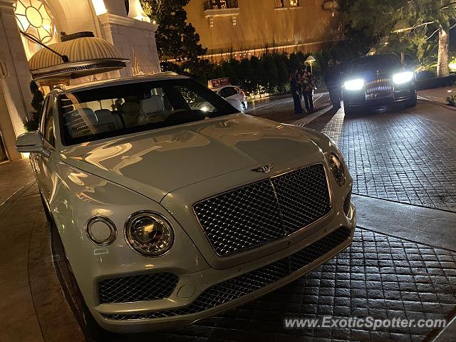 Bentley Bentayga spotted in Las Vegas, Nevada