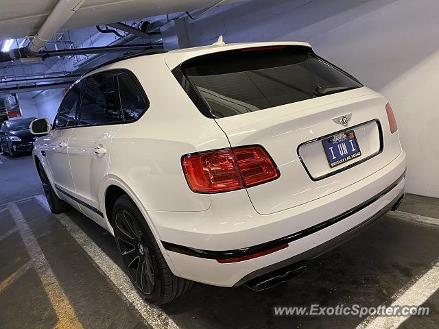 Bentley Bentayga spotted in Las Vegas, Nevada