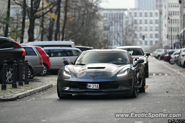 Chevrolet Corvette Z06 spotted in Warsaw, Poland