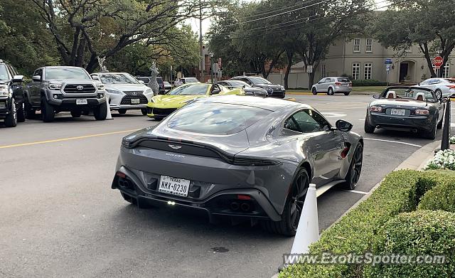 Aston Martin Vantage spotted in Dallas, Texas
