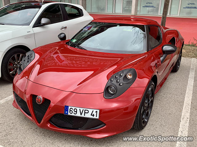 Alfa Romeo 4C spotted in Portimão, Portugal