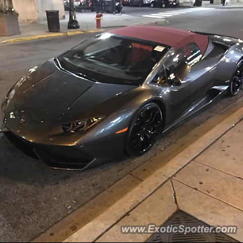 Lamborghini Huracan spotted in Chiacgo, Illinois