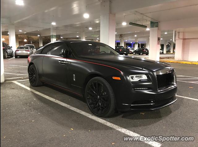 Rolls-Royce Wraith spotted in Columbia, Maryland