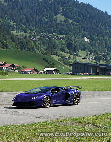 Lamborghini Aventador spotted in Gstaad, Switzerland