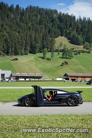 Koenigsegg Agera R spotted in Gstaad, Switzerland