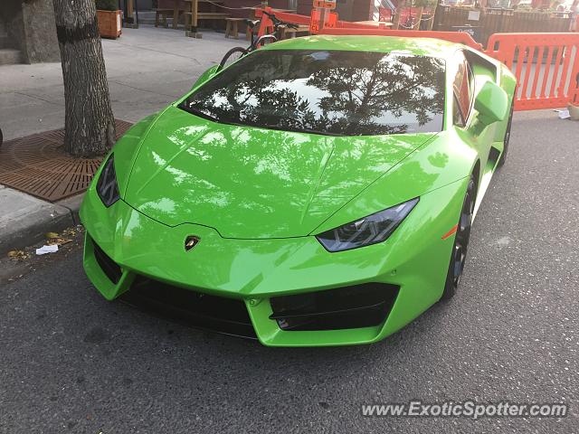 Lamborghini Huracan spotted in Calgary, Canada