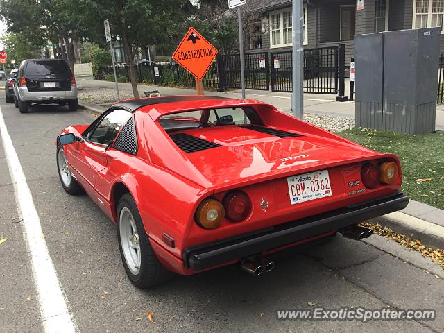 Ferrari 308 spotted in Calgary, Canada