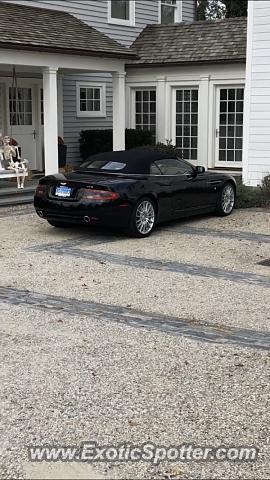 Aston Martin DB9 spotted in Old Greenwich, Connecticut