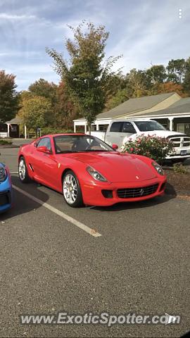 Ferrari 599GTB spotted in Darien, Connecticut