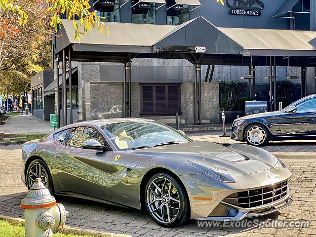 Ferrari F12 spotted in Buckhead, Georgia