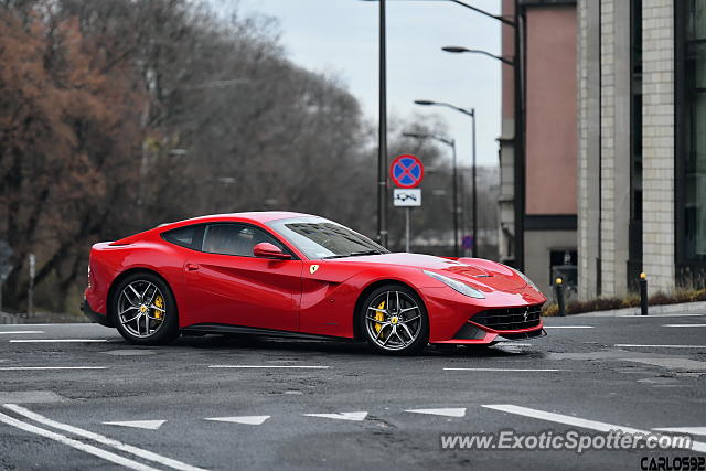 Ferrari F12 spotted in Warsaw, Poland