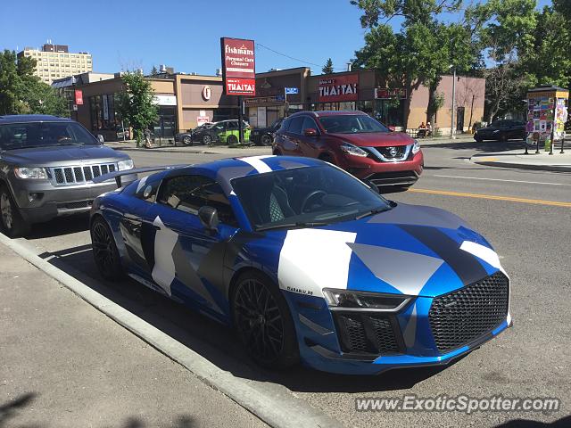 Audi R8 spotted in Calgary, Canada