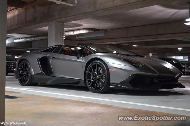 Lamborghini Aventador spotted in Dallas, Texas