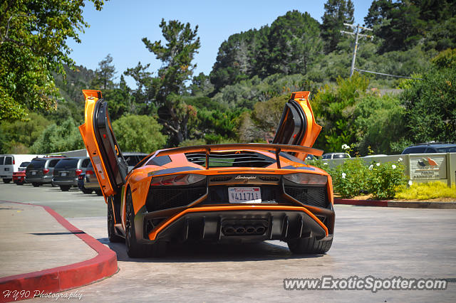 Lamborghini Aventador spotted in Carmel, California