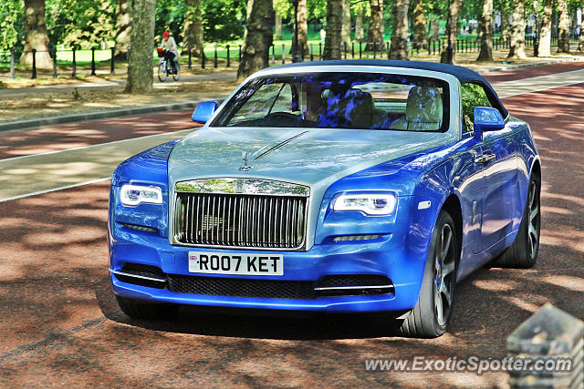 Rolls-Royce Dawn spotted in London, United Kingdom