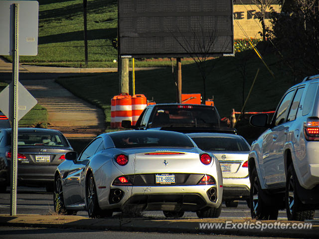 Ferrari California spotted in Charlotte, North Carolina