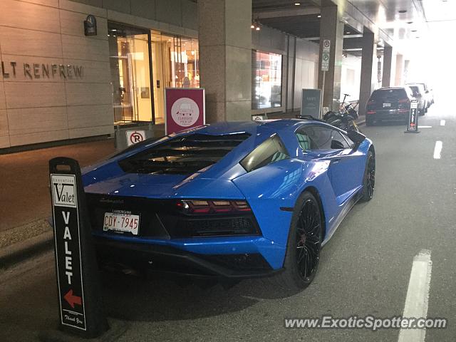 Lamborghini Aventador spotted in Calgary, Canada