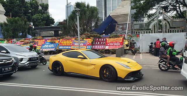 Ferrari F12 spotted in Jakarta, Indonesia