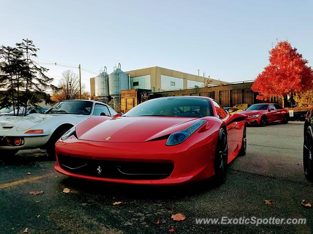 Ferrari 458 Italia spotted in Birmingham, Michigan