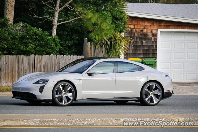 Porsche Taycan (Turbo S only) spotted in Jacksonville, Florida