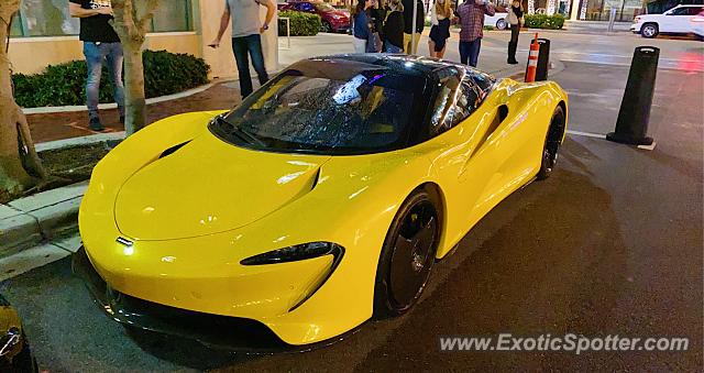 Mclaren Speedtail spotted in Fort Lauderdale, Florida