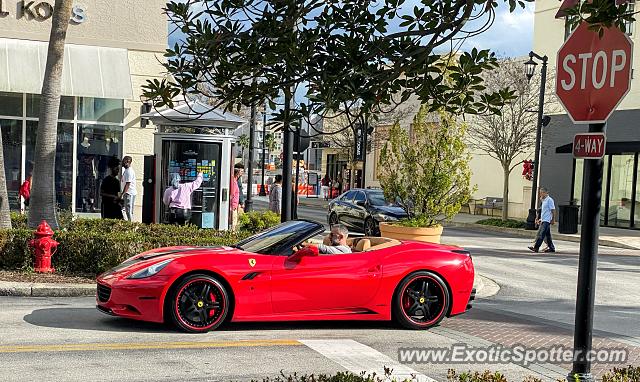 Ferrari California spotted in Jacksonville, Florida
