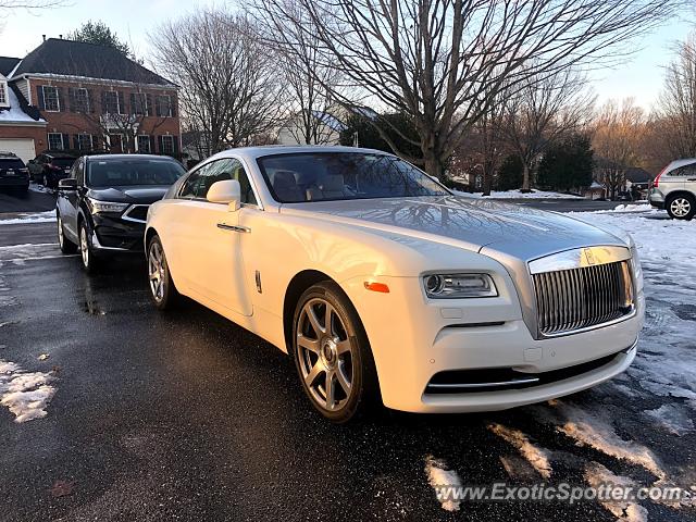 Rolls-Royce Wraith spotted in Ellicott City, Maryland