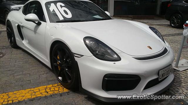 Porsche Cayman GT4 spotted in RiodeJaneiro-RJ, Brazil