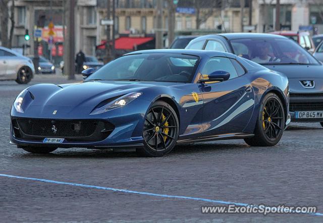 Ferrari 812 Superfast spotted in Paris, France